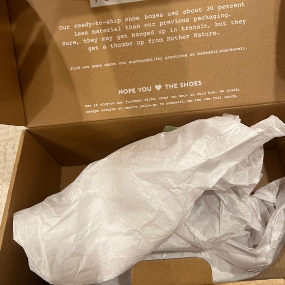 Madewell wedges size 7.5 small marking at front never worn - Picture 6 of 9